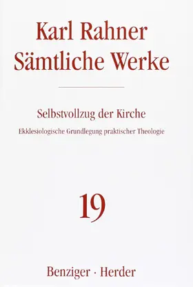 Rahner |  Selbstvollzug der Kirche | Buch |  Sack Fachmedien