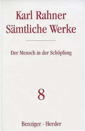 Rahner |  Der Mensch in der Schöpfung | Buch |  Sack Fachmedien