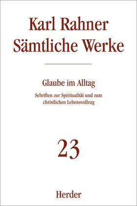 Rahner |  Glaube im Alltag | Buch |  Sack Fachmedien
