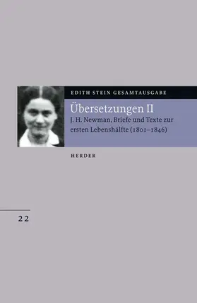 Stein / Internationales Edith-Stein-Institut |  Übersetzung von John Henry Newman, Briefe und Texte zur ersten Lebenshälfte (1801-1846) | Buch |  Sack Fachmedien