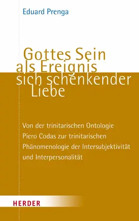 Prenga | Gottes Sein als Ereignis sich schenkender Liebe | E-Book | sack.de