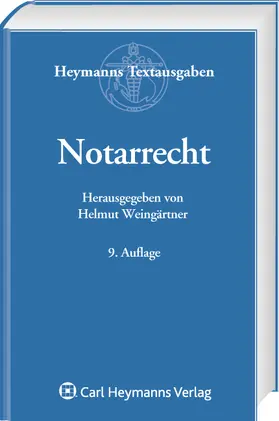 Weingärtner |  Notarrecht | Buch |  Sack Fachmedien