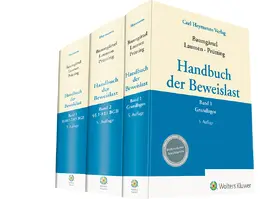 Baumgärtel / Laumen / Prütting  |  Handbuch der Beweislast, Bände 1 - 3 | Buch |  Sack Fachmedien