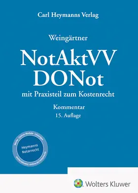 Weingärtner |  NotAktVV / DONot-Kommentar | Buch |  Sack Fachmedien