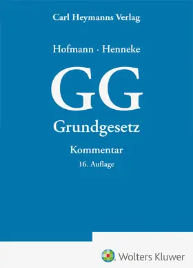 Henneke / Hofmann |  GG - Grundgesetz | Buch |  Sack Fachmedien