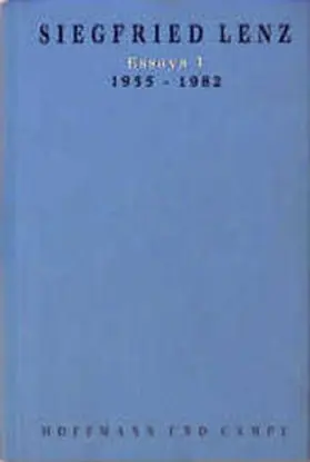 Lenz |  Werkausgabe in Einzelbänden / Essays 1 | Buch |  Sack Fachmedien