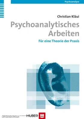 Kläui |  Psychoanalytisches Arbeiten | eBook | Sack Fachmedien