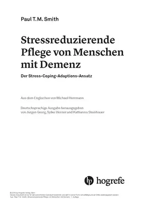 Smith |  Stressreduzierende Pflege von Menschen mit Demenz | eBook | Sack Fachmedien