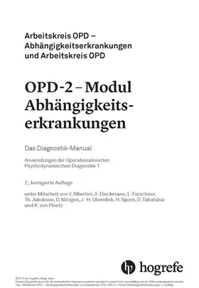 OPD-2 - Modul Abhängigkeitserkrankungen | E-Book | www2.sack.de
