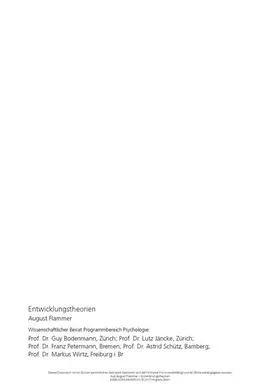 Flammer |  Entwicklungstheorien | eBook | Sack Fachmedien