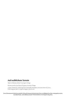 Truninger / Meisel | Auf weiblichem Terrain | E-Book | www2.sack.de