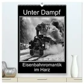 CALVENDO / Maurer | Unter Dampf. Eisenbahnromantik im Harz (hochwertiger Premium Wandkalender 2025 DIN A2 hoch), Kunstdruck in Hochglanz | Sonstiges | 978-3-457-02233-7 | sack.de