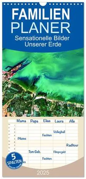 CALVENDO / Müller |  Familienplaner 2025 - Sensationelle Bilder Unserer Erde mit 5 Spalten (Wandkalender, 21 x 45 cm) CALVENDO | Sonstiges |  Sack Fachmedien