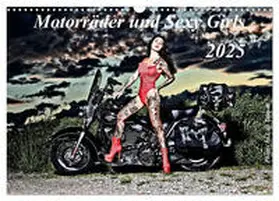 CALVENDO / Talmon |  Motorräder und Sexy Girls (Wandkalender 2025 DIN A3 quer), CALVENDO Monatskalender | Sonstiges |  Sack Fachmedien