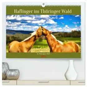 CALVENDO / Irmer |  Haflinger im Thüringer Wald (hochwertiger Premium Wandkalender 2025 DIN A2 quer), Kunstdruck in Hochglanz | Sonstiges |  Sack Fachmedien