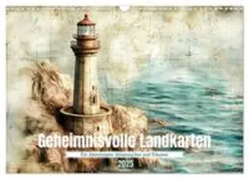 CALVENDO / Tapper | Geheimnisvolle Landkarten (Wandkalender 2025 DIN A3 quer), CALVENDO Monatskalender | Sonstiges | 978-3-457-18128-7 | sack.de