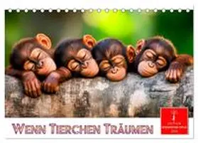 CALVENDO / Roder | Wenn Tierchen träumen (Tischkalender 2025 DIN A5 quer), CALVENDO Monatskalender | Sonstiges | 978-3-457-23373-3 | sack.de