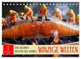 Roder / CALVENDO |  Winzige Welten - die kleinen Helfer des Jahres (Tischkalender 2026 DIN A5 quer), CALVENDO Monatskalender | Sonstiges |  Sack Fachmedien