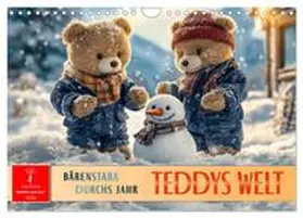 Roder / CALVENDO |  Teddys Welt - Bärenstark durchs Jahr (Wandkalender 2026 DIN A4 quer), CALVENDO Monatskalender | Sonstiges |  Sack Fachmedien