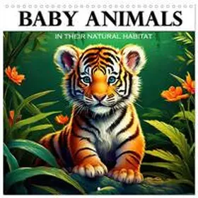 CALVENDO / Bilkova |  Baby Animals - In Their Natural Habitat (Wall Calendar 2026 12 × 12 Inch) CALVENDO 12 Month Wall Calendar | Sonstiges |  Sack Fachmedien