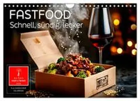 Roder / CALVENDO |  Fastfood - schnell, sündig, lecker (Wandkalender 2026 DIN A4 quer), CALVENDO Monatskalender | Sonstiges |  Sack Fachmedien