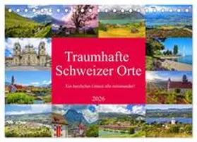 Kramer / CALVENDO |  Traumhafte Schweizer Orte (Tischkalender 2026 DIN A5 quer), CALVENDO Monatskalender | Sonstiges |  Sack Fachmedien