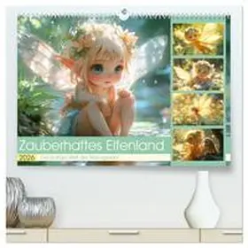 Hurley / CALVENDO |  Zauberhaftes Elfenland. Die duftige Welt der Naturgeister (hochwertiger Premium Wandkalender 2026 DIN A2 quer), Kunstdruck in Hochglanz | Sonstiges |  Sack Fachmedien