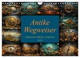 Illgen / CALVENDO |  Antike Wegweiser (Wandkalender 2026 DIN A4 quer), CALVENDO Monatskalender | Sonstiges |  Sack Fachmedien