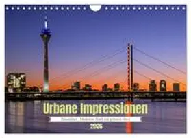 Ludwig / CALVENDO |  Urbane Impressionen. Düsseldorf - Moderne Stadt mit grünem Herz. (Wandkalender 2026 DIN A4 quer), CALVENDO Monatskalender | Sonstiges |  Sack Fachmedien