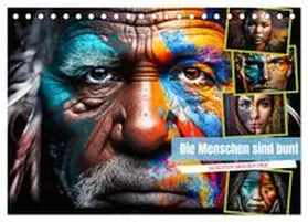 Meutzner / CALVENDO |  Die Menschen sind bunt (Tischkalender 2026 DIN A5 quer), CALVENDO Monatskalender | Sonstiges |  Sack Fachmedien