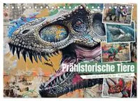 Illgen / CALVENDO |  Prähistorische Tiere (Tischkalender 2026 DIN A5 quer), CALVENDO Monatskalender | Sonstiges |  Sack Fachmedien