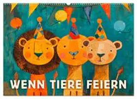 Krätschmer / CALVENDO |  Wenn Tiere feiern (Wandkalender 2026 DIN A2 quer), CALVENDO Monatskalender | Sonstiges |  Sack Fachmedien