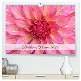 Plett / CALVENDO |  Dahlien-Kronen (hochwertiger Premium Wandkalender 2026 DIN A2 quer), Kunstdruck in Hochglanz | Sonstiges |  Sack Fachmedien