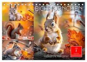 Roder / CALVENDO |  Eichhörnchen - tollkühne Kletterer (Tischkalender 2026 DIN A5 quer), CALVENDO Monatskalender | Sonstiges |  Sack Fachmedien