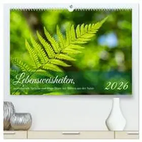 Rohde / CALVENDO |  Lebensweisheiten, motivierende Sprüche und kluge Zitate mit Bildern der Natur (hochwertiger Premium Wandkalender 2026 DIN A2 quer), Kunstdruck in Hochglanz | Sonstiges |  Sack Fachmedien