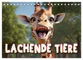 CALVENDO |  Lachende Tiere (Tischkalender 2026 DIN A5 quer), CALVENDO Monatskalender | Sonstiges |  Sack Fachmedien