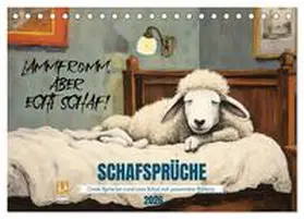 Löwer / CALVENDO |  Schafsprüche (Tischkalender 2026 DIN A5 quer), CALVENDO Monatskalender | Sonstiges |  Sack Fachmedien