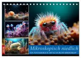 Waurick / CALVENDO |  Mikroskopisch niedlich (Tischkalender 2026 DIN A5 quer), CALVENDO Monatskalender | Sonstiges |  Sack Fachmedien