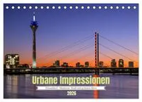 Ludwig / CALVENDO |  Urbane Impressionen. Düsseldorf - Moderne Stadt mit grünem Herz. (Tischkalender 2026 DIN A5 quer), CALVENDO Monatskalender | Sonstiges |  Sack Fachmedien