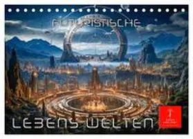 Roder / CALVENDO |  Futuristische Lebens Welten (Tischkalender 2026 DIN A5 quer), CALVENDO Monatskalender | Sonstiges |  Sack Fachmedien