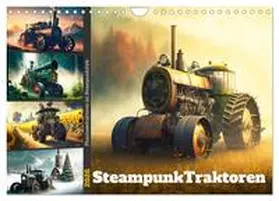 Löwer / CALVENDO |  Steampunktraktoren (Wandkalender 2026 DIN A4 quer), CALVENDO Monatskalender | Sonstiges |  Sack Fachmedien