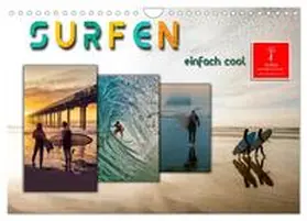 Roder / CALVENDO |  Surfen - einfach cool (Wandkalender 2026 DIN A4 quer), CALVENDO Monatskalender | Sonstiges |  Sack Fachmedien