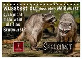 Roder / CALVENDO |  Spruchreif - Gute-Laune-Kalender (Tischkalender 2026 DIN A5 quer), CALVENDO Monatskalender | Sonstiges |  Sack Fachmedien