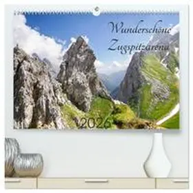 Schäfer / CALVENDO |  Wunderschöne Zugspitzarena (hochwertiger Premium Wandkalender 2026 DIN A2 quer), Kunstdruck in Hochglanz | Sonstiges |  Sack Fachmedien