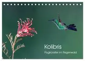 Oberholzer / CALVENDO |  Kolibris - Flugkünstler im Regenwald (Tischkalender 2026 DIN A5 quer), CALVENDO Monatskalender | Sonstiges |  Sack Fachmedien
