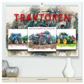 Roder / CALVENDO |  Traktoren - malerische Kraftpakete in der Landwirtschaft (hochwertiger Premium Wandkalender 2026 DIN A2 quer), Kunstdruck in Hochglanz | Sonstiges |  Sack Fachmedien