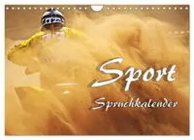 CALVENDO / Brunner-Klaus |  Sport Spruchkalender (Wandkalender 2026 DIN A4 quer), CALVENDO Monatskalender | Sonstiges |  Sack Fachmedien