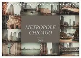 Meutzner / CALVENDO |  Metropole Chicago (Tischkalender 2026 DIN A5 quer), CALVENDO Monatskalender | Sonstiges |  Sack Fachmedien