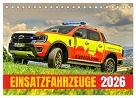 Heinz / CALVENDO |  Einsatzfahrzeuge 112 (Tischkalender 2026 DIN A5 quer), CALVENDO Monatskalender | Sonstiges |  Sack Fachmedien