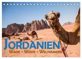 CALVENDO / Pohl |  Jordanien - Wadis - Wüste - Weltwunder (Tischkalender 2026 DIN A5 quer), CALVENDO Monatskalender | Sonstiges |  Sack Fachmedien